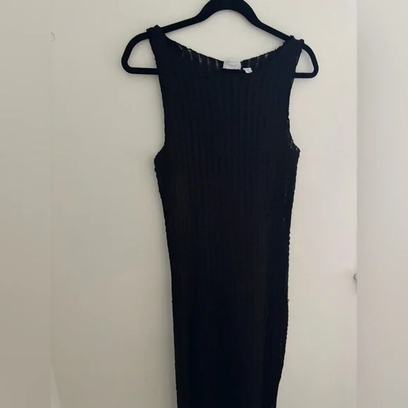 Noisy May Dinah Sleeveless Lace-Stripe Maxi Dress NWT - Picture 5 of 11